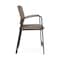 Lesro Newport Wide Hip Chair Metal Frame, Charcoal, MD Farro Upholstery NP1261 - alternate 2